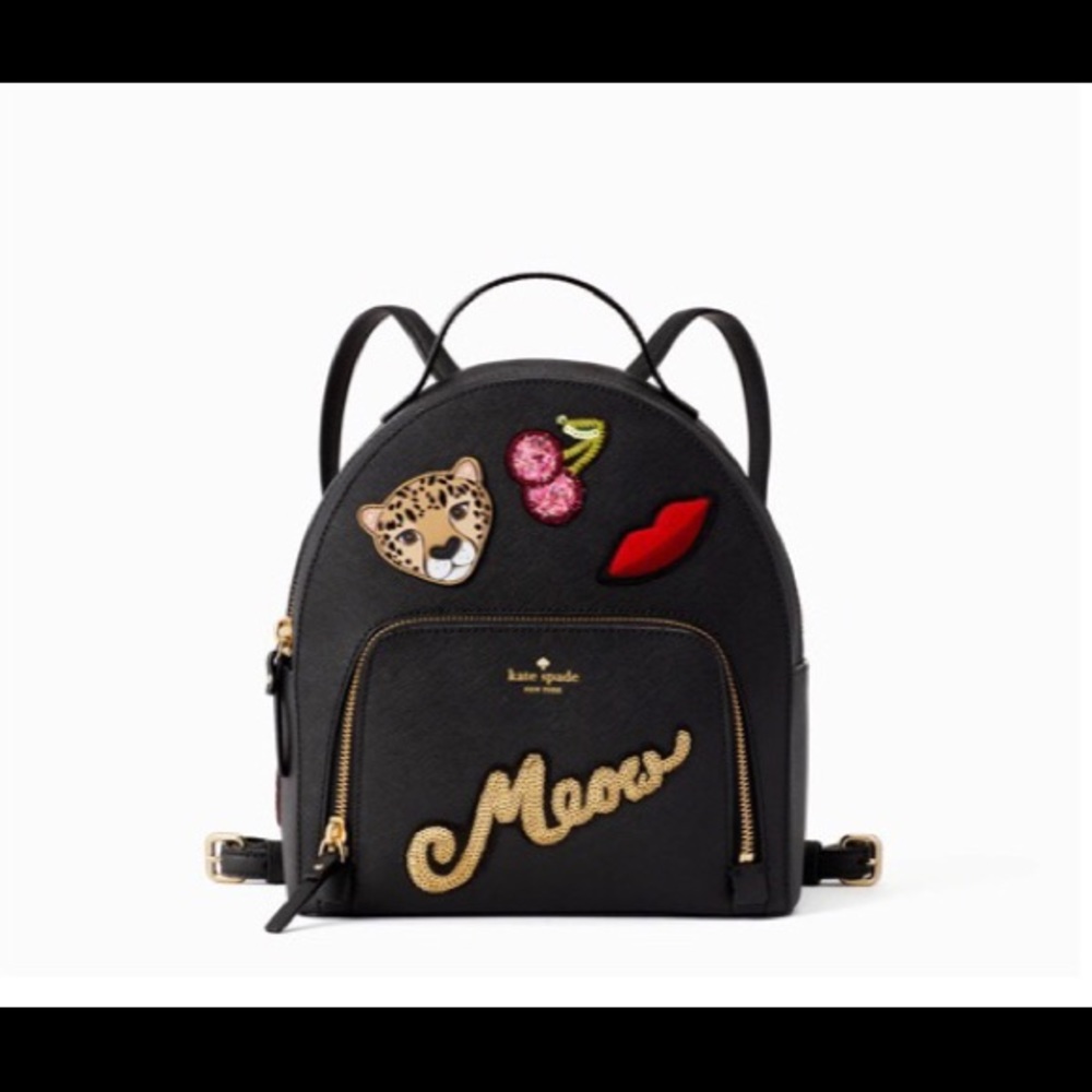 Kate Spade ♠️ Run Wild Meow Back Pack *Limited Edition